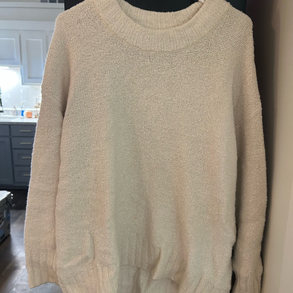 Old Navy Cream Turtleneck Sweater